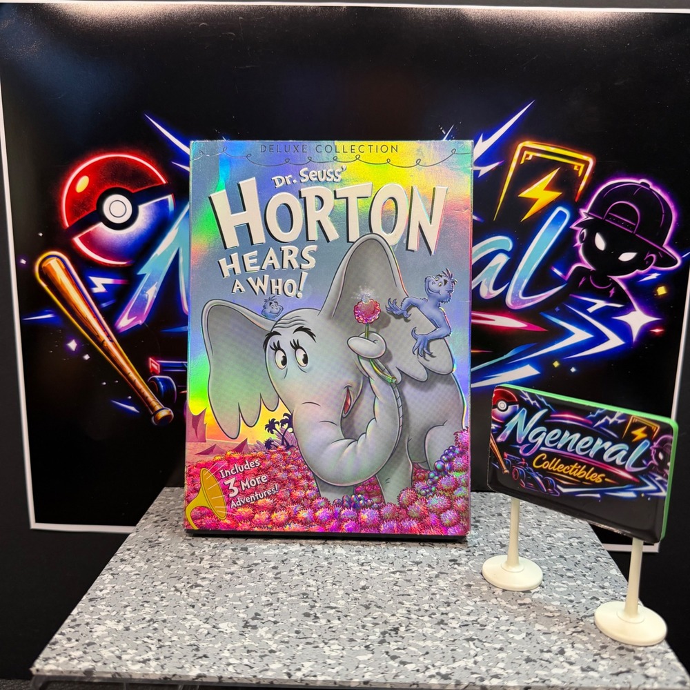Dr Seuss Horton Hears a Who Deluxe Collection DVD Holographic Slipcover 2008